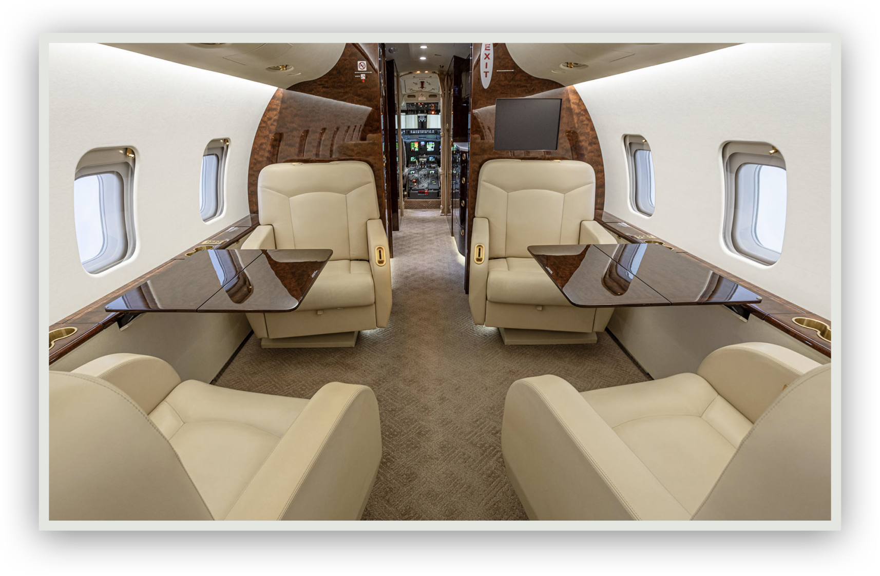 Private Jet Interior